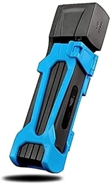 UPPVTE Accessoires UPPVTE Verrouillage Pliant antivol, Verrouillage de vélo Verrouillage léger Joint léger Anti-hydraulique vélo câble (Color : Blue, Size : 90CM)