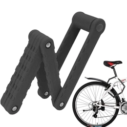 Generic Accessoires vélo pliable - vélo pour à huit sections - Avec un verrou support vélo, antivol robuste pour Scooters