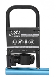 XQ Max Verrous de vélo XQmax Pro Bike U-Lock Antivol pour vélo 110 x 225 mm avec 2 clés en laiton