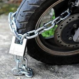 XYXZ Accessoires XYXZ vélo antivol haute sécurité serrure à chaîne, cadenas à chaîne, verrouillage superfin de vélo, serrure à chaîne, antivol à 3 m