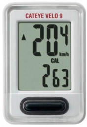 CAT EYE Computer per ciclismo CatEye VELO9 CC-VL820 Cycle Computer White by