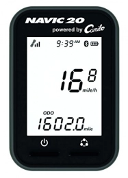 Ciclosport Accessori Ciclosport Ciclo navic 20 GPS di Computer da Bicicletta, Nero / Bianco, Taglia Unica