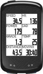 SAFWEL Accessori Computer intelligente wireless for bicicletta con monitoraggio della velocità GPS Attrezzatura for ciclismo all'aperto Display retroilluminato impermeabile multifunzione