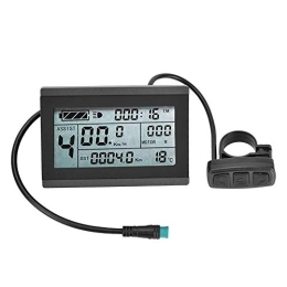 DEWIN Display LCD Meter, Display LCD Elettrico in plastica con connettore Impermeabile per la Modifica della Bicicletta