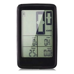 DJG Accessori DJG Wireless USB del calcolatore della Bicicletta, Mountain Bike Contachilometri contagiri, in Grado di misurare Temperature cronometro, Adatto per Le Biciclette all Mountain e su Strada