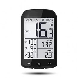 DSMGLSBB Ciclocomputer GPS, Display LCD da 2,9 Pollici Tachimetro E Contachilometri della Bicicletta con Sensore di velocità/Cadenza per Uomini E Donne All'aperto