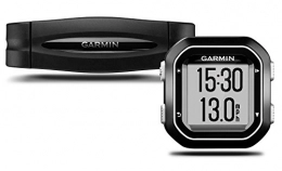 Garmin Accessori Garmin Edge 25 HRM Bundle GPS Bike Compatto e Impermeabile, Compatibile con Sensori Ant+ Bundle con Fascia Cardio, Nero