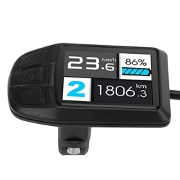Naroote Accessori Indicatore LCD per Bici Elettrica, Display per Bici Elettrica IP64 Impermeabile per Conversione Bici