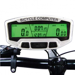 LCZHP Accessori LCZHP Cronometro della Bicicletta, calcolatore della Bici Impermeabile, Biciclette Doppio codice di Controllo Meter Wireless Luminoso Contachilometri Biciclette Tabella dei Codici Cavaliere