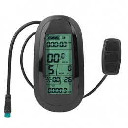 minifinker Accessori Misuratore Display LCD Elettrico Comodo misuratore Display LCD per Bicicletta KT-LCD6, Adatto per la Modifica della Bici, con connettore Impermeabile