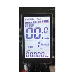 TAOCI Accessori Misuratore display per bicicletta TAOCI, misuratore display LCD elettrico M5 con connettore impermeabile per la modifica della bicicletta