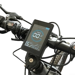 SPORTARC Computer per ciclismo Misuratore LCD per bicicletta, strumento di controllo della velocità della bicicletta a colori, display LCD a sei core per E-Bike con USB 24 V / 36 V / 48 V