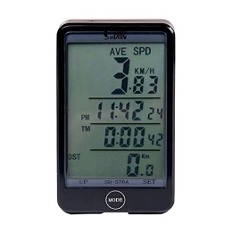 XINXI-YW Accessori Navigazione GPS. Bicicletta GPS Computer Chilometro Contatore metallico senza fili del cronometro impermeabile antiurto Powermeter Tachimetro luminoso Accessori (Color : Green)