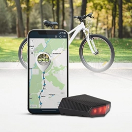 PAJ GPS Accessori Nuovo Localizzatore da Salind GPS! Localizzatore gps per bicicletta con connessione 4G - Durata della batteria circa 12 giorni - Localizzazione in tempo reale - Tracker antifurto per bici