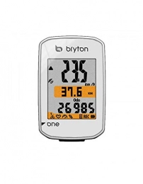 P2R (Cycle) Computer per ciclismo P2r ( Cycle) Contatore Bryton GPS Rider One e Bianco 20 Funzioni Gps-Vitesse-Distance-Temps- (Opzione per Velocità e Cardio)