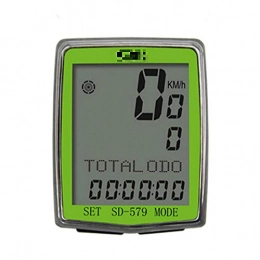 DYecHenG Accessori Tachimetro Per BiciTachimetro Contachilometri Bici Con Display LCD Impermeabile Cablato / Wirelessper L'arrampicata Escursionistica (Size:Wired; Color:Green)