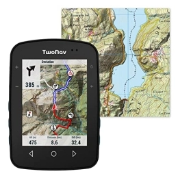 Twonav Computer per ciclismo TwoNav Terra + mappa Spagna Topo, GPS con schermo ampio 3, 7 pollici per montagna, escursionismo, MTB, bici con mappe incluse | Miglior GPS MTB del 2023 secondo World of MTB