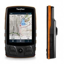 Twonav Accessori TwoNav - Trail Bike GPS per Bici da Corsa con Schermo da 3'7", Alta Resistenza agli Urti e Compatto, Colore Arancione