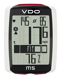 BELTRAMI Computer per ciclismo VDO Ciclocomputer M5 Wireless con Fascia Cardio, Sensore di Cadenza e Sensore di Velocità