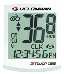 Velomann Computer per ciclismo Velomann st122h contatore Bianco