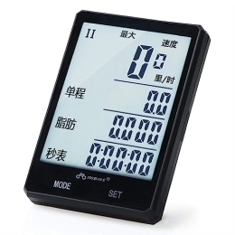 WWFAN Accessori WDX- Tabella dei codici del tachimetro della bicicletta luminosa della bicicletta Schermo a matrice di punti della tabella dei codici wireless di guida del grande schermo Misurazione della velocità
