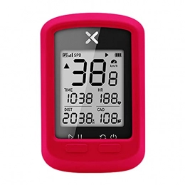 XOSS Accessori XOSS G+ Ciclocomputer con Custodia Protettiva GPS Wireless Contachilometri Ciclo Bluetooth ANT+ Impermeabile Ricaricabile Tracker Mountain Bike Accessori Ciclismo All'aperto (Rosso)