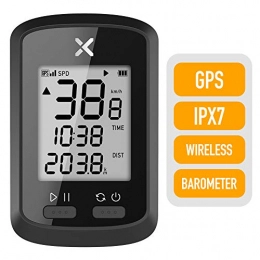 XOSS Computer per ciclismo XOSS - G GPS, computer da ciclismo senza fili, tachimetro, contachilometri, tracker, impermeabile, bluetooth, per bici da strada o MTB, G