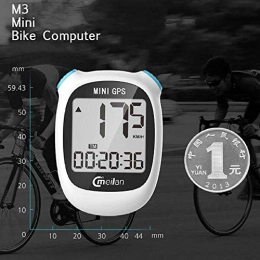 ZHANGJI Accessori ZHANGJI Tachimetro per Mountain Bike-GPS Bike Computer Bicicletta GPSTachimetrovelocitM3Altitudine Dst Tempo di Giro Computer Senza Fili Impermeabile per Bicicletta