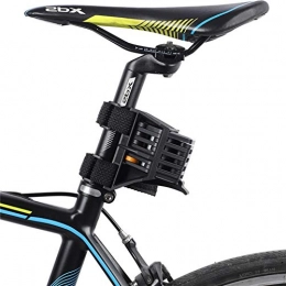 LANZHEN-RY Accessori 3 chiave pieghevole biciclette blocco in lega antifurto Forte bicicletta pieghevole blocco fisso di blocco a catena staffa bicicletta Privo di pause, deformazione e resistente (Color : Black)