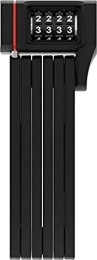 ABUS Accessori Abus 5700C / 80 BK SH - Lucchetto pieghevole, unisex, per adulti, 80 cm, colore: Nero