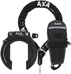 AXA Lucchetti per bici AXA Rahmenschloss Block XXL Set schwarz, inkl ULC 100 und Tasche, 59515895SC