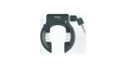 AXA Accessori AXA Rahmenschloss 'Solid XL' Nicht abziehbarer Schlüssel, schwarz Sonderbehandlung gegen Korrosion, von der europäischen Prüfstelle für die hohe Bruchfestigkeit das ART-Gütesiegel verliehen bekommen, sehr niedrige Kopfhöhe von 46mm -