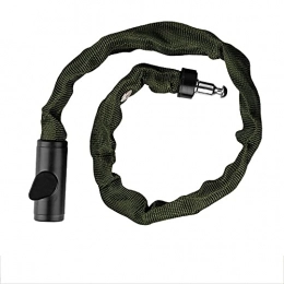 BE-STRONG Lucchetti per bici BE-STRONG Lucchetto A Catena per Lucchetto per Bicicletta, Catena per Bicicletta Antifurto Resistente, con Lucchetto A Catena Antifurto A 2 Chiavi Adatto per Biciclette Moto, Verde, 60cm