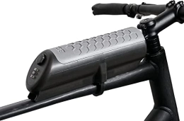 BeeMyBox Accessori BeeMyBox Borsa da bicicletta con serratura a combinazione Basic, grigio, 26 cm