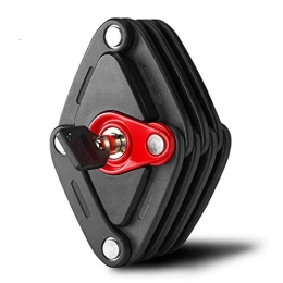 DGDD Accessori DGDD Cube Bike Lock antifurto per Bicicletta Resistente alla Catena, Pieghevole, 2 Chiavi e Staffa di Montaggio Inclusa, Blocco di Sicurezza ad Alto Livello