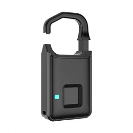 ASWM Lucchetti per bici Fingerprint Lucchetto Bluetooth Impermeabile Smart Security Keyless Lock, USB Chargable Anti-Theft Adatto per Bagagli Porta dell'Armadio Zaino Bike