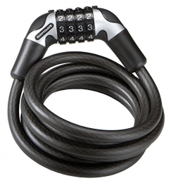 Kryptonite Accessori Kryptonite Cables, Cavo Combinato Kryptoflex 1018 Unisex – Adulto, Nero, 10 x 1800 mm