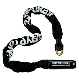 Kryptonite Accessori Kryptonite Integrated Chain Locks, Catena Integrata Keeper 785 Unisex Adulto, Nero, 7 mm x 85 cm