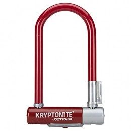 Kryptonite Accessori Kryptonite Kryptolok Mini-7 - Serratura a U per bicicletta, 12, 7 mm, con staffa FlexFrame-U, Merlot