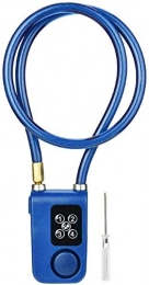 LNDDP Accessori Lucchetto di Allarme antifurto Impermeabile Bluetooth Smart Password Lock Bike Door Lock, Strumenti utili per la casa