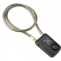 Lazmin112 Accessori Lucchetto di sicurezza per bici, lucchetto con codice moto con password a quattro cifre, lucchetto antifurto per bici, adatto per uso interno ed esterno