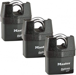 Master Lock Accessori Master Lock PRO Series – Lucchetto (3) ad Alta Sicurezza Serrature 6327 nka-3 W / Bumpstop Technology