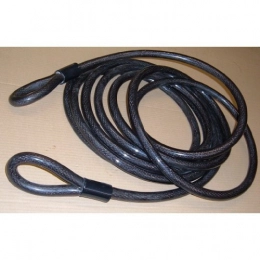 Ruhr-Werkzeug Accessori Pesante viennagold corda ha 20 / 13 mm acciaio corda, 8 Meter lang, con robusto lucchetto