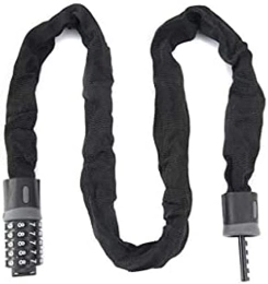 Lucchetti per bici Secure Lock Foldable Bike Cable Lock, Mountain Bike 5-Digit Combination Lock, Anti-Theft Lock, Chain Lock, Suitable for Electric Motorcycles, Gates, A Variety of Sizes Are Available, 60 Cm, superiorq