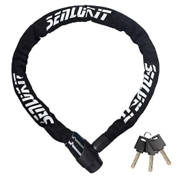 SenluKit Accessori SenluKit Lucchetto per bicicletta, livello di sicurezza elevato, livello 5, con chiave, antifurto, per bicicletta (nero)