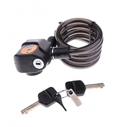 sharprepublic Accessori sharprepublic Blocco 120 Cm Lock Heavy Work Cycling Cable Alarm Allarm Allarme Anti Sicurezza
