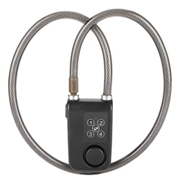 Dioche Accessori Smart Password Lock, Blocco Allarme Antifurto, Lucchetto per Bicicletta con Password Impermeabile