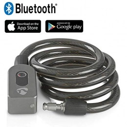 TronicXL Smart - Lucchetto Bluetooth per bicicletta, ricaricabile con app Android iOS