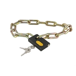 Accessori X-DREE Bicicletta Bike Security 26' 'Long Metal Link Chain Lock w 3 chiavi(Bicycle Bike Security 26' 'cerradur de cadena larga de eslabones metálicos con 3 llaves