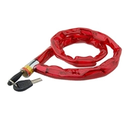  Accessori X-DREE Sicurezza flessibile bicicletta catena moto Lock w 2 chiavi(cerradur de cadena de bicicleta de seguridad flexible para bicicleta con 2 llaves
